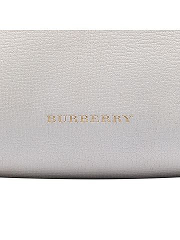 Burberry Small Leather and House Check Banner Satchel (view 2)