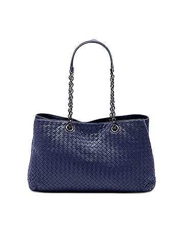 Bottega Veneta Large Nappa Intrecciato Double Chain Tote (view 1)
