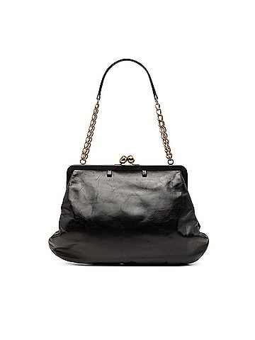 Chanel Glazed Calfskin Kiss Lock Frame Shoulder Bag (view 1)