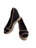 Tory Burch Black Brown Wedges Size EU 37 - photo 1