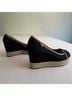 Tory Burch Black Brown Wedges Size EU 37 - photo 10