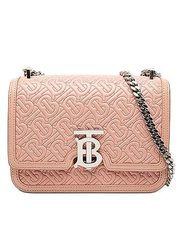 Burberry Small TB Monogram Embossed Calfskin Chain Shoulder Bag (view 1)