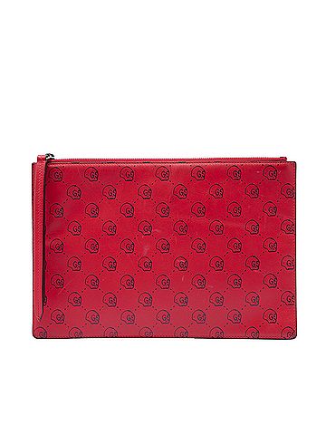 Gucci Calfskin Ghost Hamlet Skull Zip Pouch (view 1)