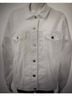 Eileen Fisher Solid White Denim Jacket Size L - photo 3