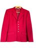 J.G. Hook 100% Wool Solid Red Blazer Size 10 - photo 1