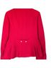 J.G. Hook 100% Wool Solid Red Blazer Size 10 - photo 2