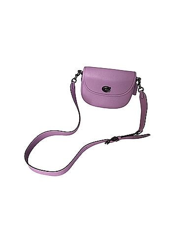 Coach Willow Saddle Bag Leather Crossbody Bag (view 2)