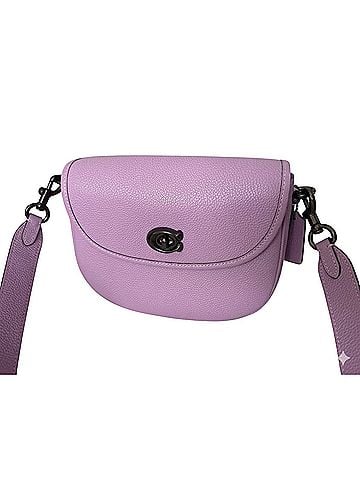 Coach Willow Saddle Bag Leather Crossbody Bag (view 1)