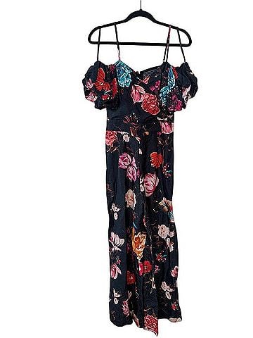 Ranna Gill Off-The-Shoulder Floral Jumpsuit Casual Pants (view 2)