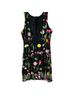 Sam Edelman 100% Polyester Floral Black Casual Dress Size 4 - photo 2