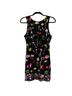 Sam Edelman 100% Polyester Floral Black Casual Dress Size 4 - photo 1