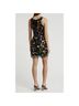 Sam Edelman 100% Polyester Floral Black Casual Dress Size 4 - photo 4
