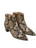J. McLaughlin 100% Leather Snake Print Multi Color Ankle Boots Size 9 1/2 - photo 2
