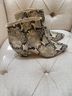 J. McLaughlin 100% Leather Snake Print Multi Color Ankle Boots Size 9 1/2 - photo 5