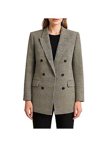 J. McLaughlin Glenn Plaid Double Breasted Blazer Blazer (view 1)