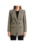 J. McLaughlin 70% Wool 25% Polyamide 5% Other 100% Viscose Graphic Gray Black Blue Blazer Size 0 - photo 1