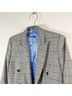 J. McLaughlin 70% Wool 25% Polyamide 5% Other 100% Viscose Graphic Gray Black Blue Blazer Size 0 - photo 3