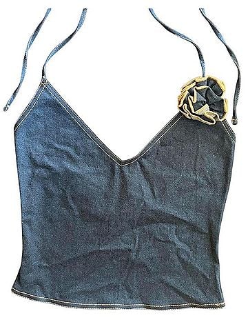 White Fox Sleeveless T-Shirt (view 1)