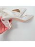 Badgley Mischka White Heels Size 9 1/2 - photo 5