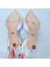 Badgley Mischka White Heels Size 9 1/2 - photo 6