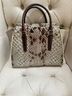 Brahmin Snake Print Brown Tan Multi Color Satchel One size - photo 6