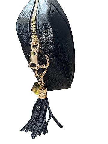 Pom Pom London City Leather Crossbody Bag (view 2)