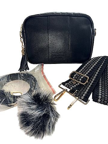 Pom Pom London City Leather Crossbody Bag (view 1)