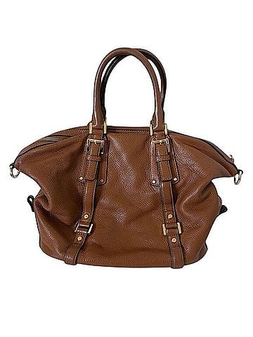 Michael Kors Bedford Leather Satchel (view 2)