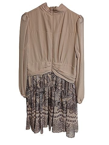 BCBG mock neck chiffon dress Cocktail Dress (view 2)