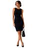St. John Collection 100% Wool Solid Black Wool Dress Size 6 - photo 1
