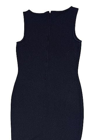 St. John Collection Marie Gray Wool Dress (view 2)