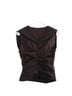 Talbot Runhof Solid Brown Sleeveless Blouse Size 8 - photo 2