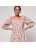 Faherty 100% Cotton Floral Tan White Casual Dress Size S - photo 12