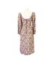 Faherty 100% Cotton Floral Tan White Casual Dress Size S - photo 2