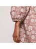 Faherty 100% Cotton Floral Tan White Casual Dress Size S - photo 8