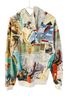 Jordan Graphic Multi Color Pullover Hoodie Size S - photo 2