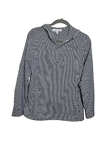 Coolibar Sea Spray Henley hoodie Long Sleeve T-Shirt (view 2)