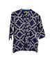 Roller Rabbit 100% Cotton Print Blue White T-Shirt Size XS - photo 3