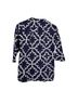 Roller Rabbit 100% Cotton Print Blue White T-Shirt Size XS - photo 2
