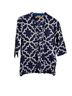 Roller Rabbit 100% Cotton Print Blue White T-Shirt Size XS - photo 8
