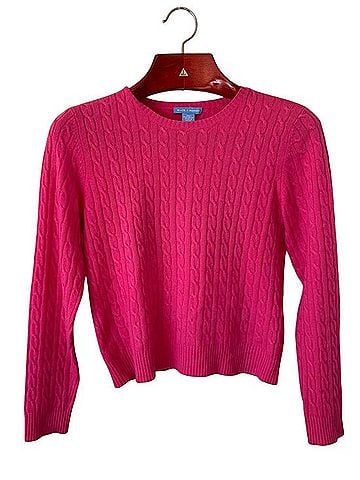 White + Warren Cashmere Pullover Sweater (view 1)