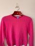 White + Warren 100% Cashmere Camo Pink Cashmere Pullover Sweater Size L - photo 4