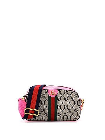 Gucci Ophidia Convertible Camera Bag GG Coated Canvas with Leather Small (view 1)