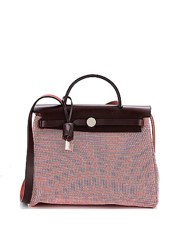 Hermès Herbag Zip Criss Viking Toile and Leather 31 (view 1)