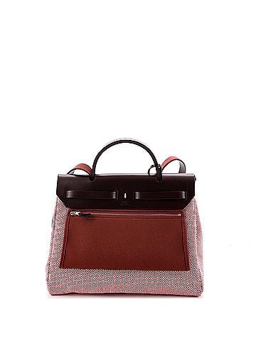 Hermès Herbag Zip Criss Viking Toile and Leather 31 (view 2)