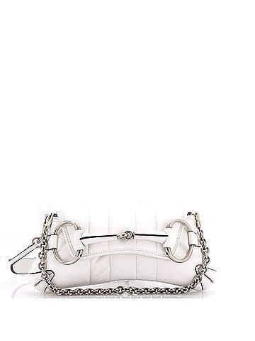 Gucci Horsebit Chain Shoulder Bag Vertical Quilted Leather Small (view 1)