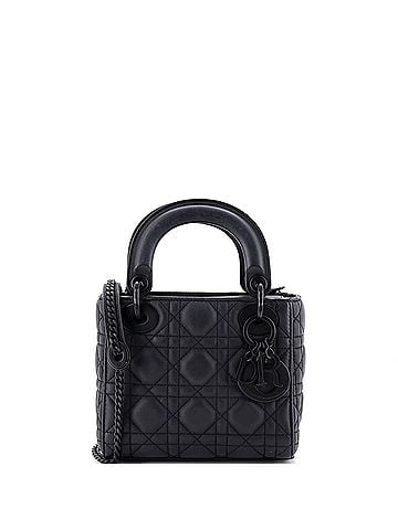 Christian Dior Ultra Matte Lady Dior Chain Bag Cannage Quilt Calfskin Mini (view 1)