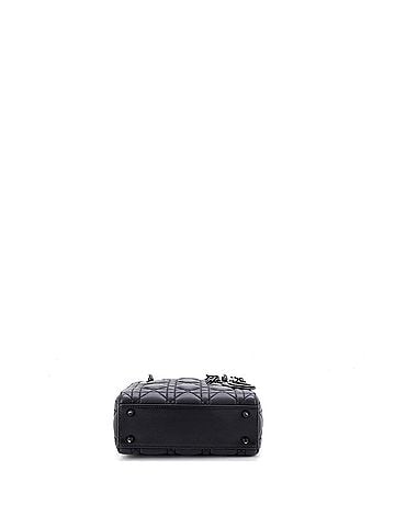 Christian Dior Ultra Matte Lady Dior Chain Bag Cannage Quilt Calfskin Mini (view 2)