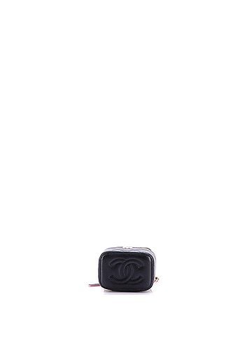 Chanel Classic Top Handle Vanity Case with Chain Quilted Lambskin Mini (view 2)