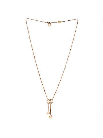 Bvlgari Fiorever Drop Pendant Necklace 18K Rose Gold and Diamonds (view 2)